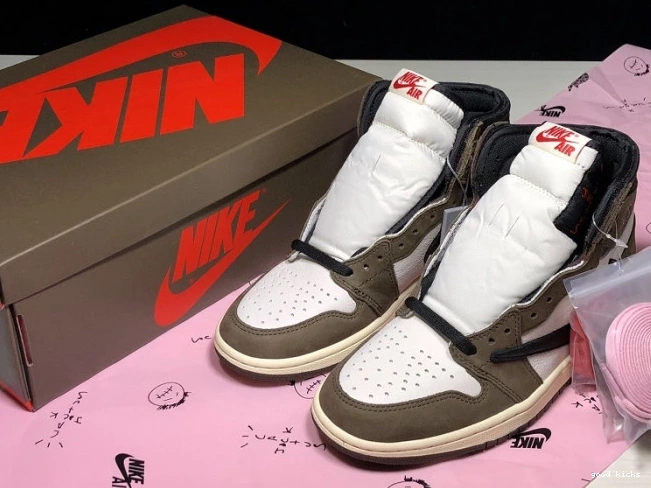 Cheap Retro 100 Air Jordan Travis OG CD4487 - x 1 High Scott 'Mocha' 0718